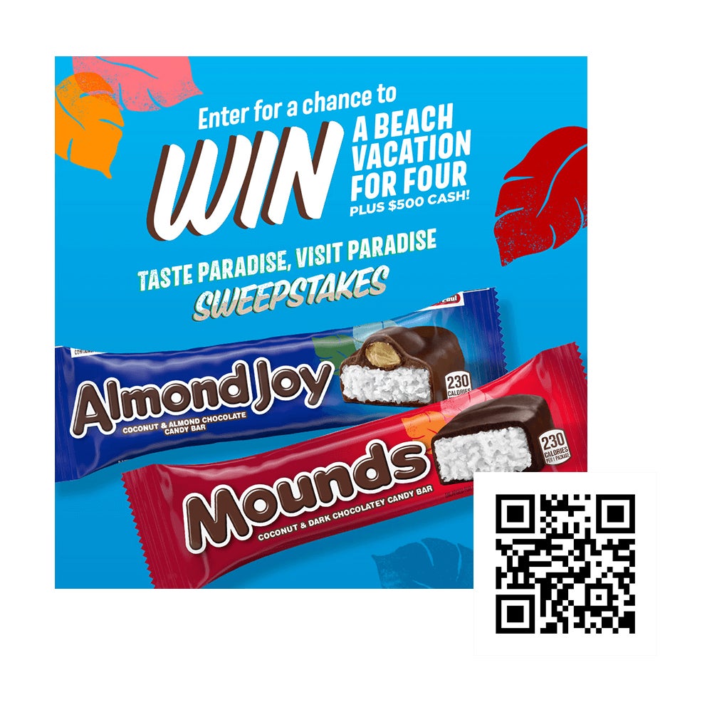 almond joy mounds vacation sweepstakes
